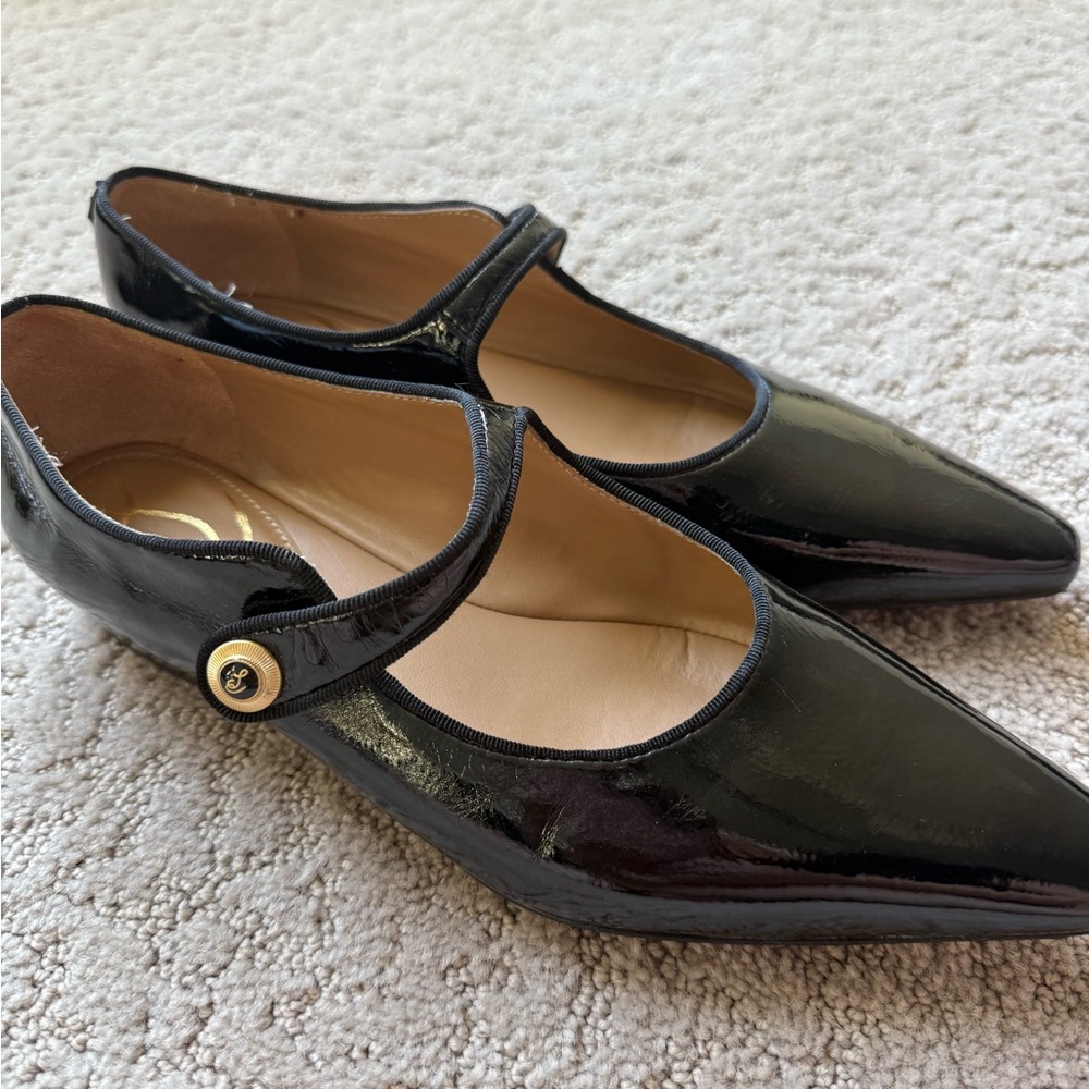 Elegant Black Mary Jane Flats